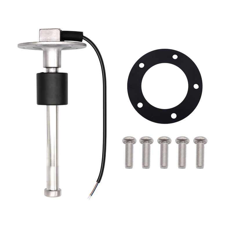 OXCANO Marine Fuel Sending Unit 240-33ohms 6" (150mm) for Boat Fuel Tank Sender Stainless Steel Fuel Lever Sending Units Water Fuel Gauge Sender for Car Truck Vehicle - Image 1